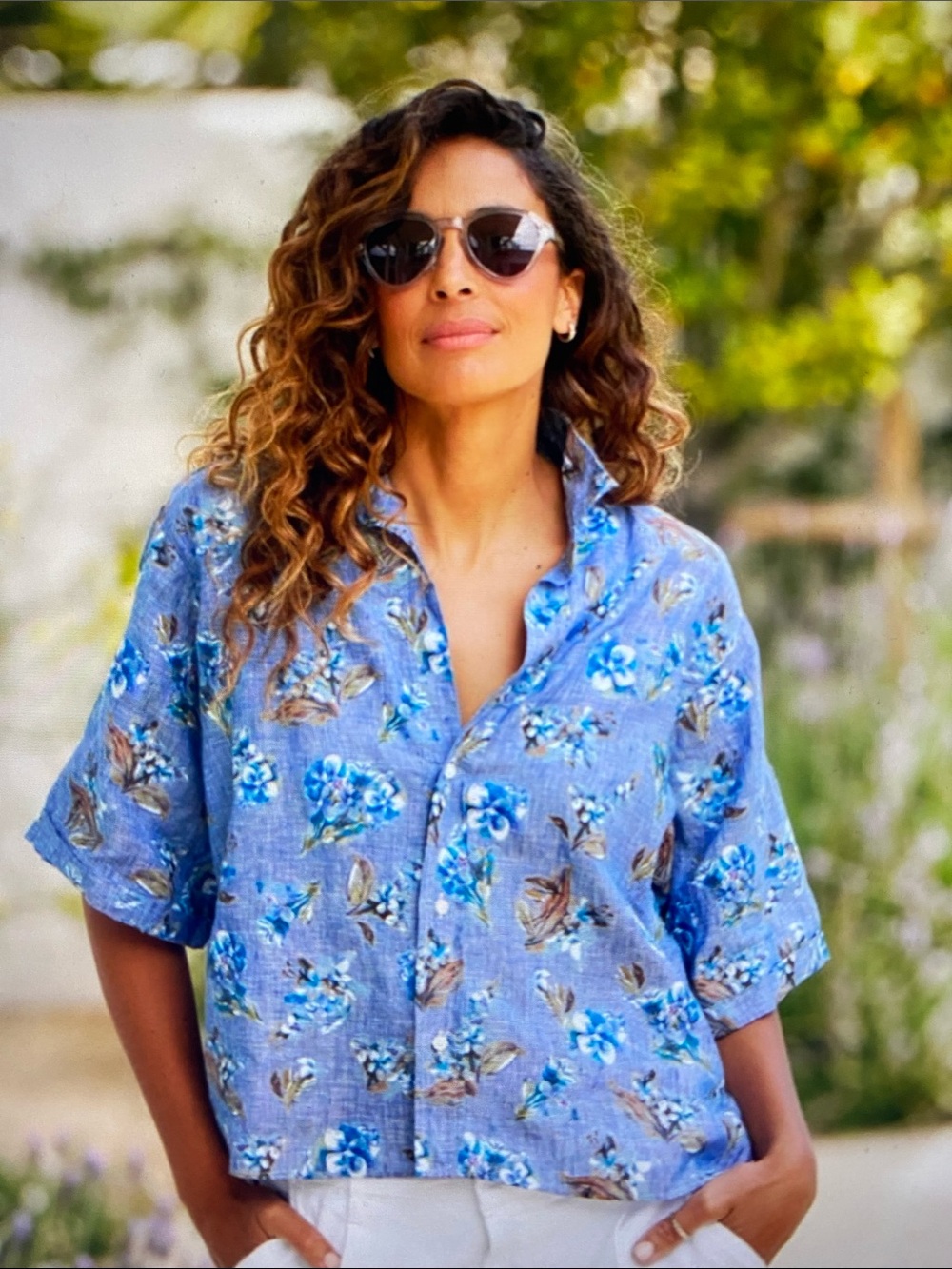 Frank and Eileen Rosie linen button down